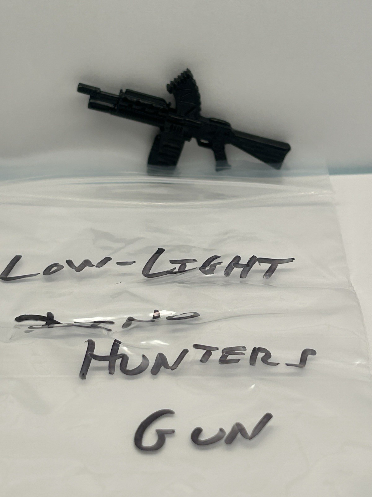 VINTAGE HASBRO GI JOE 1993 DINO HUNTERS LOW LIGHT BLACK RIFLE GUN ORIGINAL