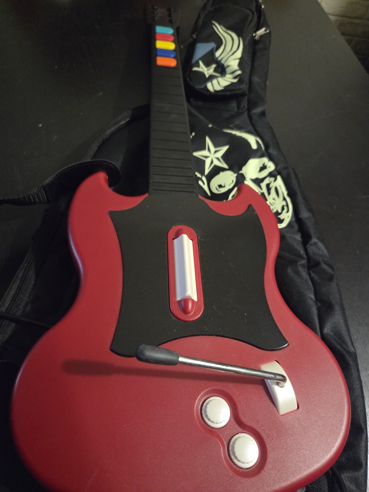 Guitar Hero Bundle Gibson SG Red Octane PS2 Red Wired Guitar Controller TESTED Guitar Hero Bundle Gibson SG Red Octane PS2 Red Wired Guitar Controller TESTED