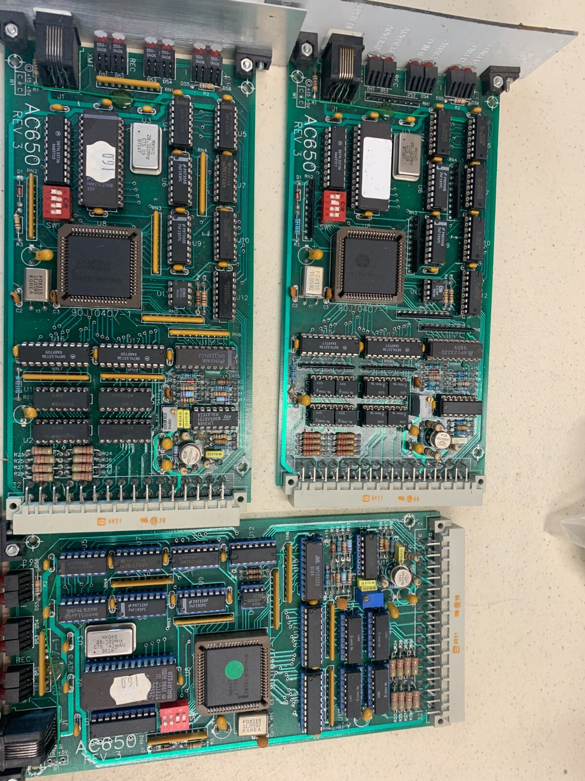 Paw Taw John AC-650 Servo Control Card LOT OF THREE Paw Taw John AC-650 Servo Control Card LOT OF THREE