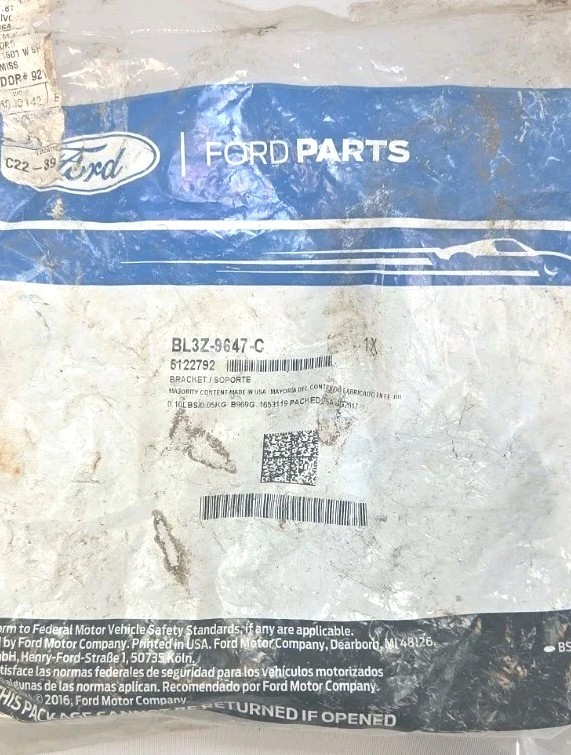 Genuine Ford Inter-Cooler Pipe Bracket BL3Z-9647-C