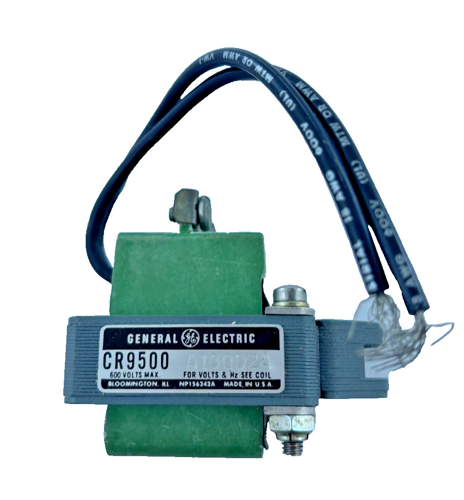GENERAL ELECTRIC CR9500A100D2A Solenoid Coil 115V 60Hz Pull Type ThruBolt Mount GENERAL ELECTRIC CR9500A100D2A Solenoid Coil 115V 60Hz Pull Type ThruBolt Mount