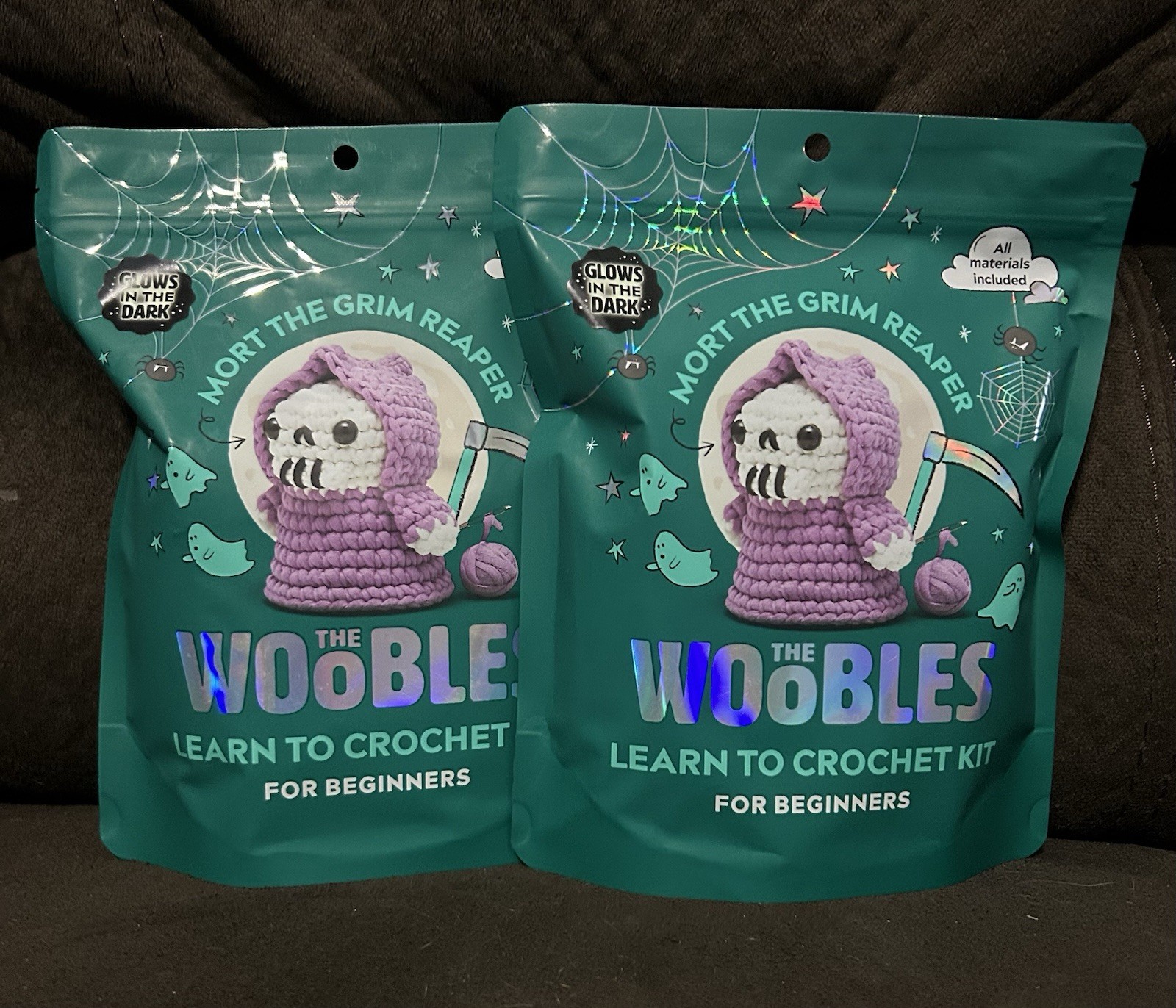 The Woobles Mort The Grim Reaper Crochet Kit