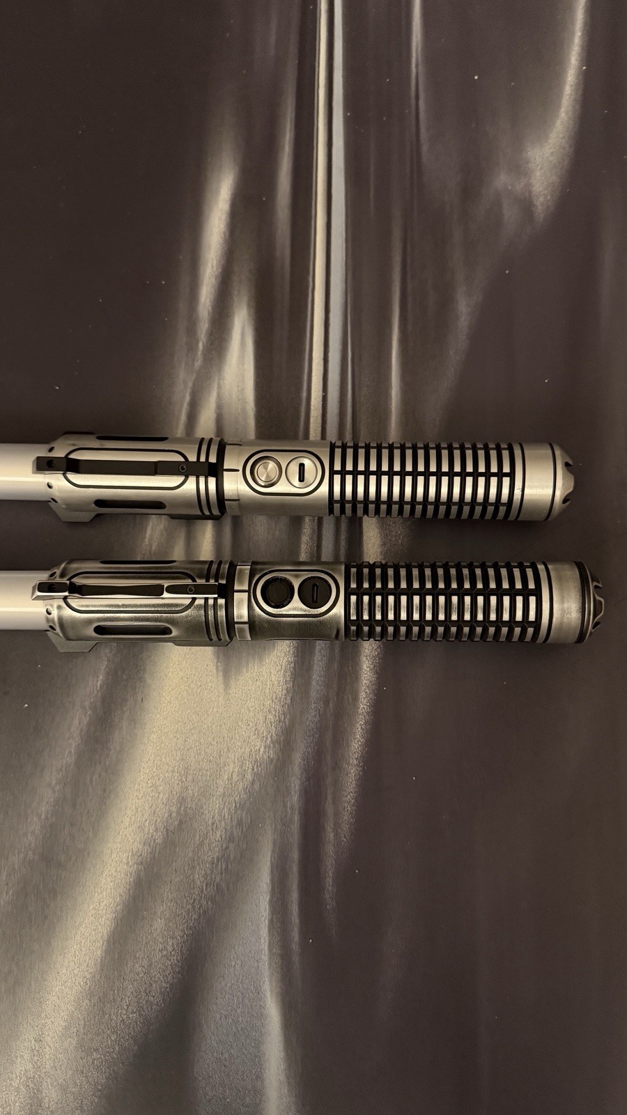 (Set Of 2) Saberforge Arbiter Shoto Hilts, Golden harvest RGB, 26in Blades