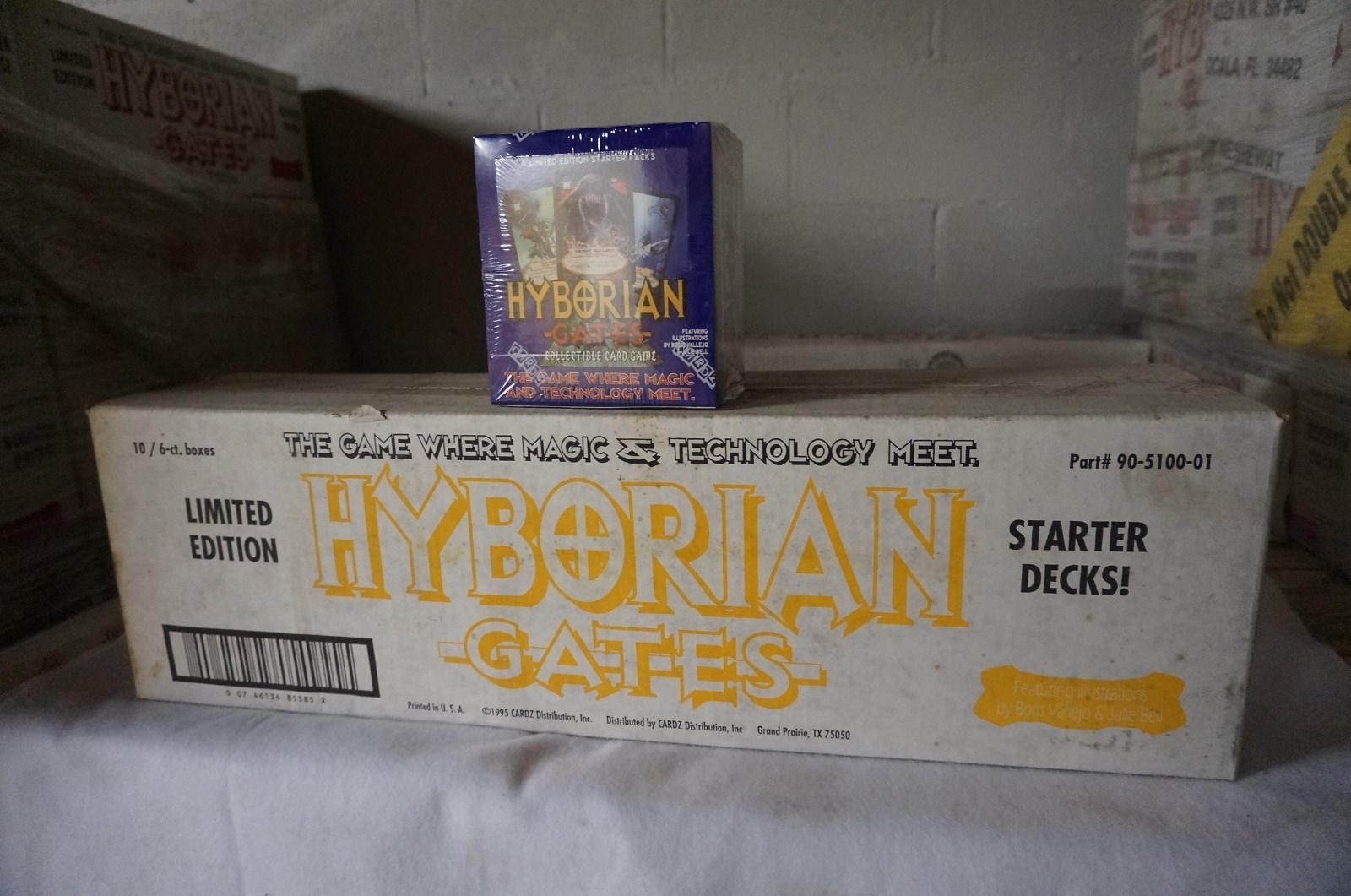 10 BOX 1995 Hyborian Gates Collectible Card Game CCG Factory sealed Julie Bell