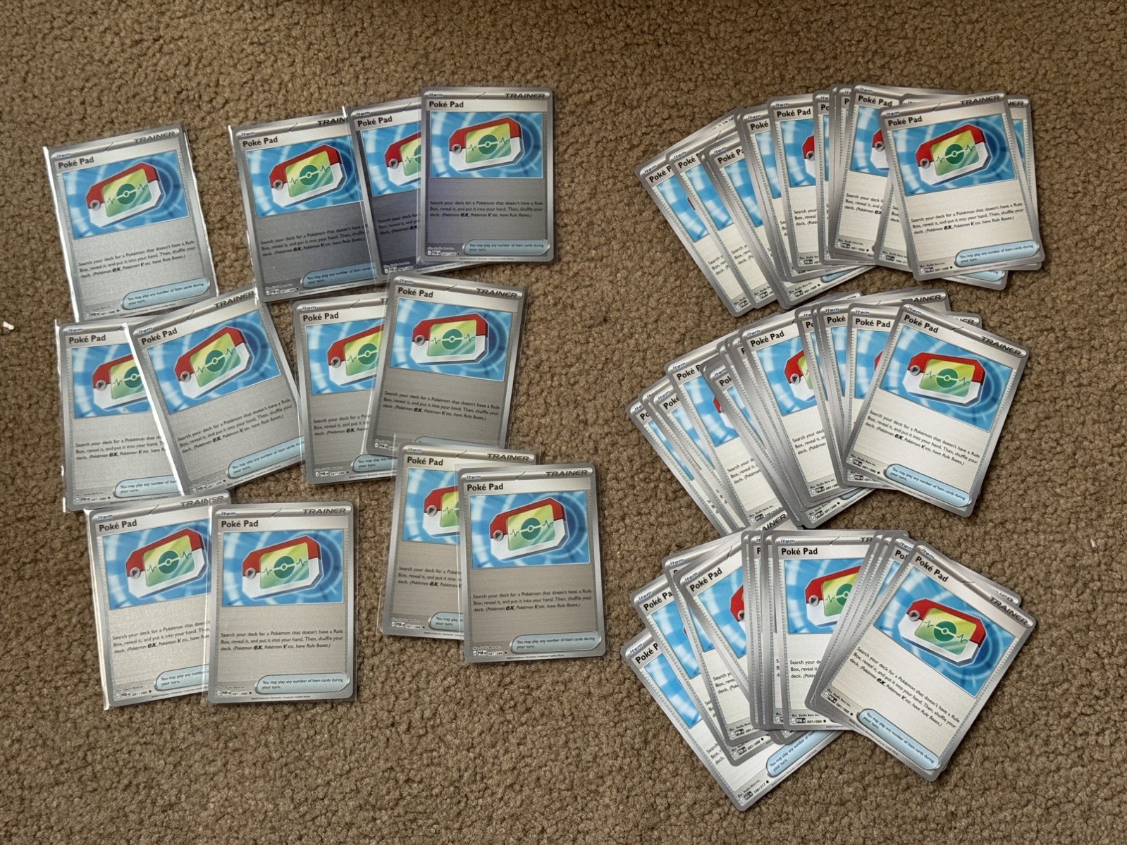 Pokepad Lot Of 60 Pokemon Tcg Near Mint