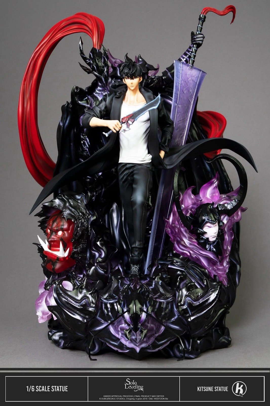Kitsune Studio Sung Jin Woo Solo Leveling Statue ??/450 Sealed Official Licensed