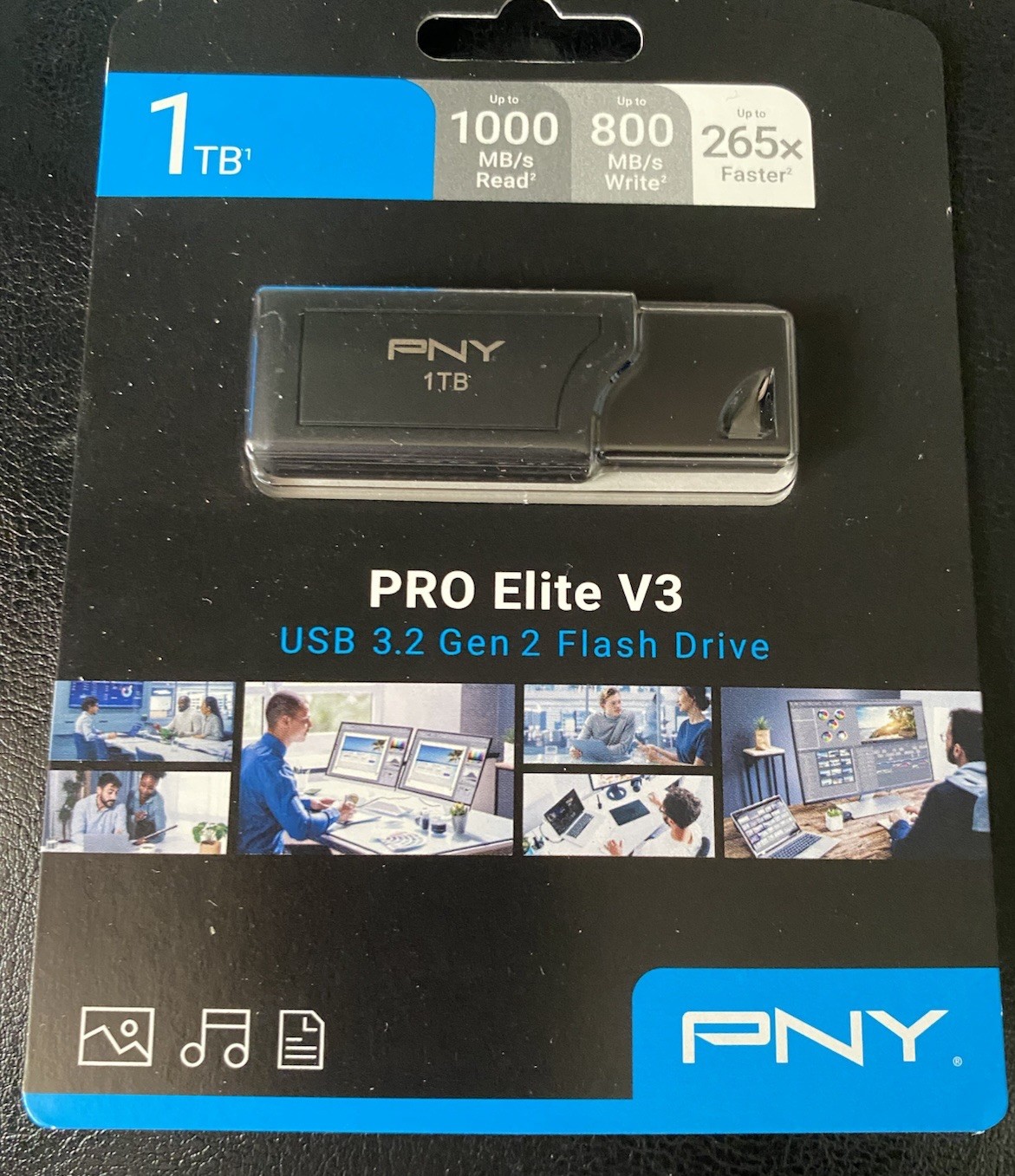 *BRAND NEW* IT’S 1TB  PNY - PRO Elite V3 1TB USB 3.2 Gen 2 Flash Drive - Black