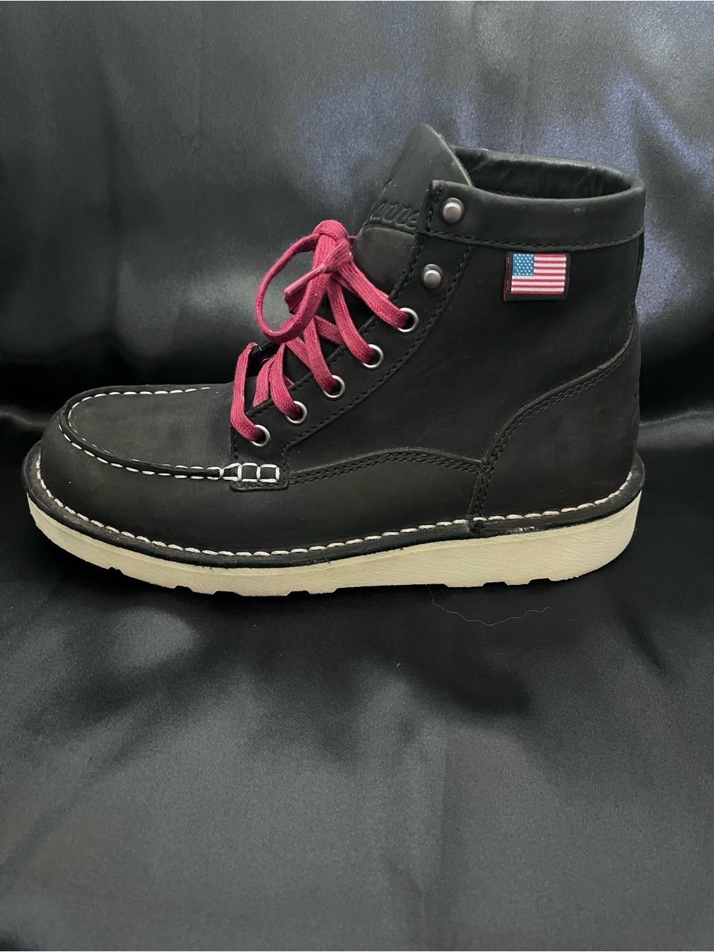 Danner Women\'s Run Moc Toe Black Leather Sneaker Boots