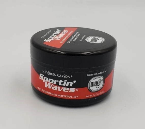 SoftSheen-Carson Sportin' Waves Gel Pomade Sportin Wavitrol III, 3.5 oz