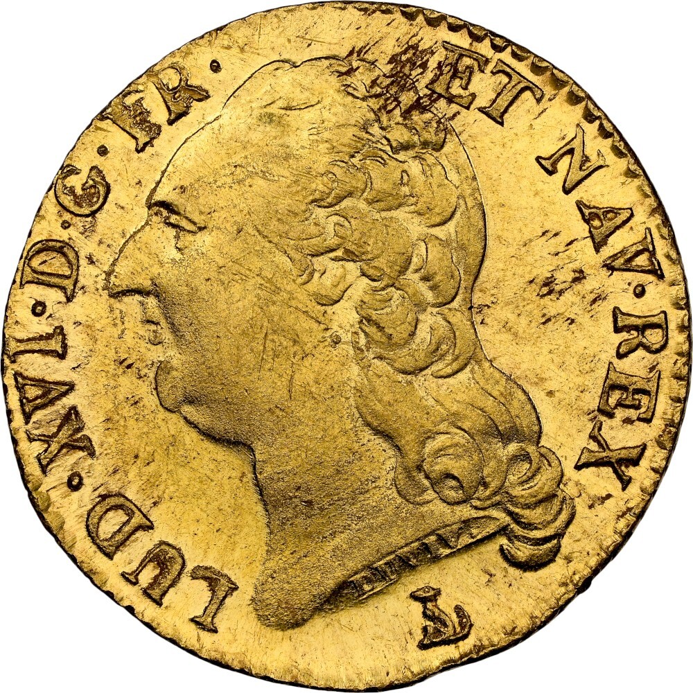 1786-T France 1 d’Or Louis XVI MS65 NGC - AMAZING GEM 1786-T France 1 d’Or Louis XVI MS65 NGC - AMAZING GEM