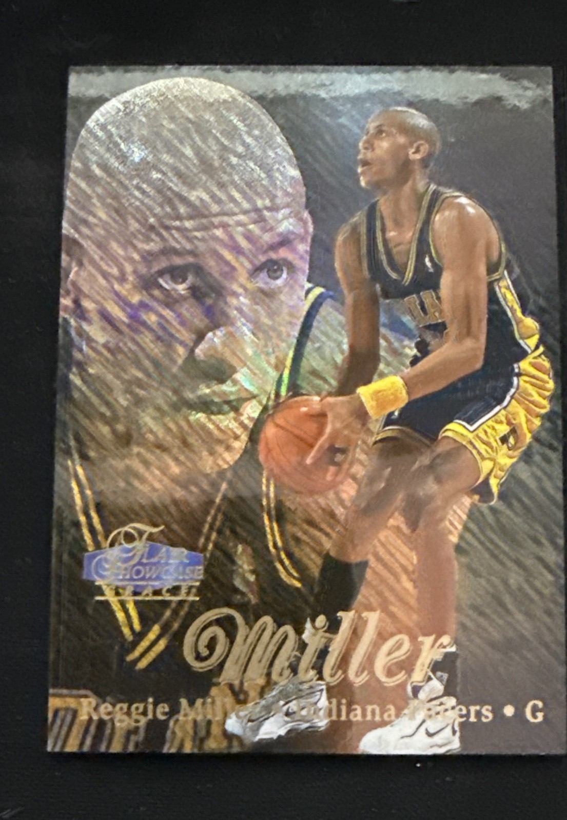 1997-98 Flair Showcase - Reggie Miller #57 Row 1