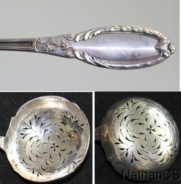 Antique Sterling Silver Sugar Sifter 1857-1897 E. Puiforcat, Excellent, Pristine