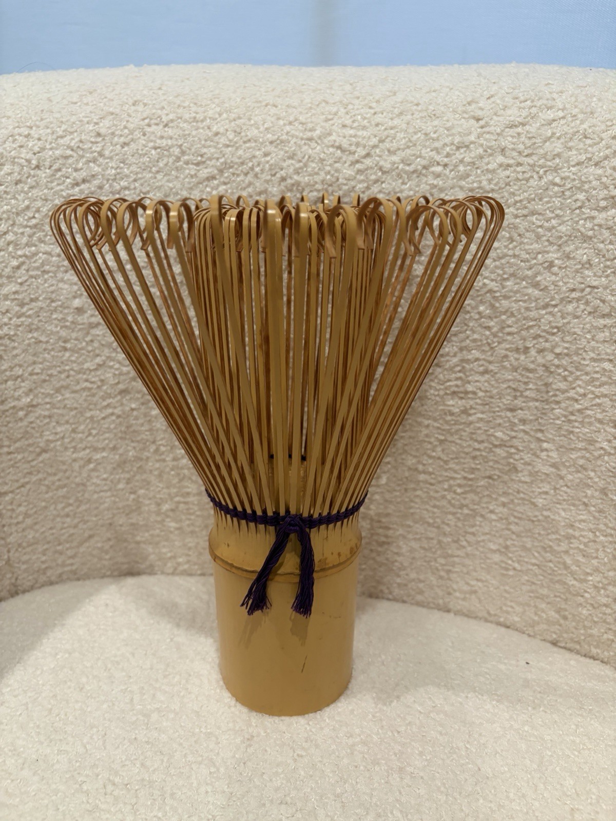 Vintage Japanese Bamboo Whisk Chasen Flower Vase Matcha Tea Ceremony 26cm 10in Vintage Japanese Bamboo Whisk Chasen Flower Vase Matcha Tea Ceremony 26cm 10in