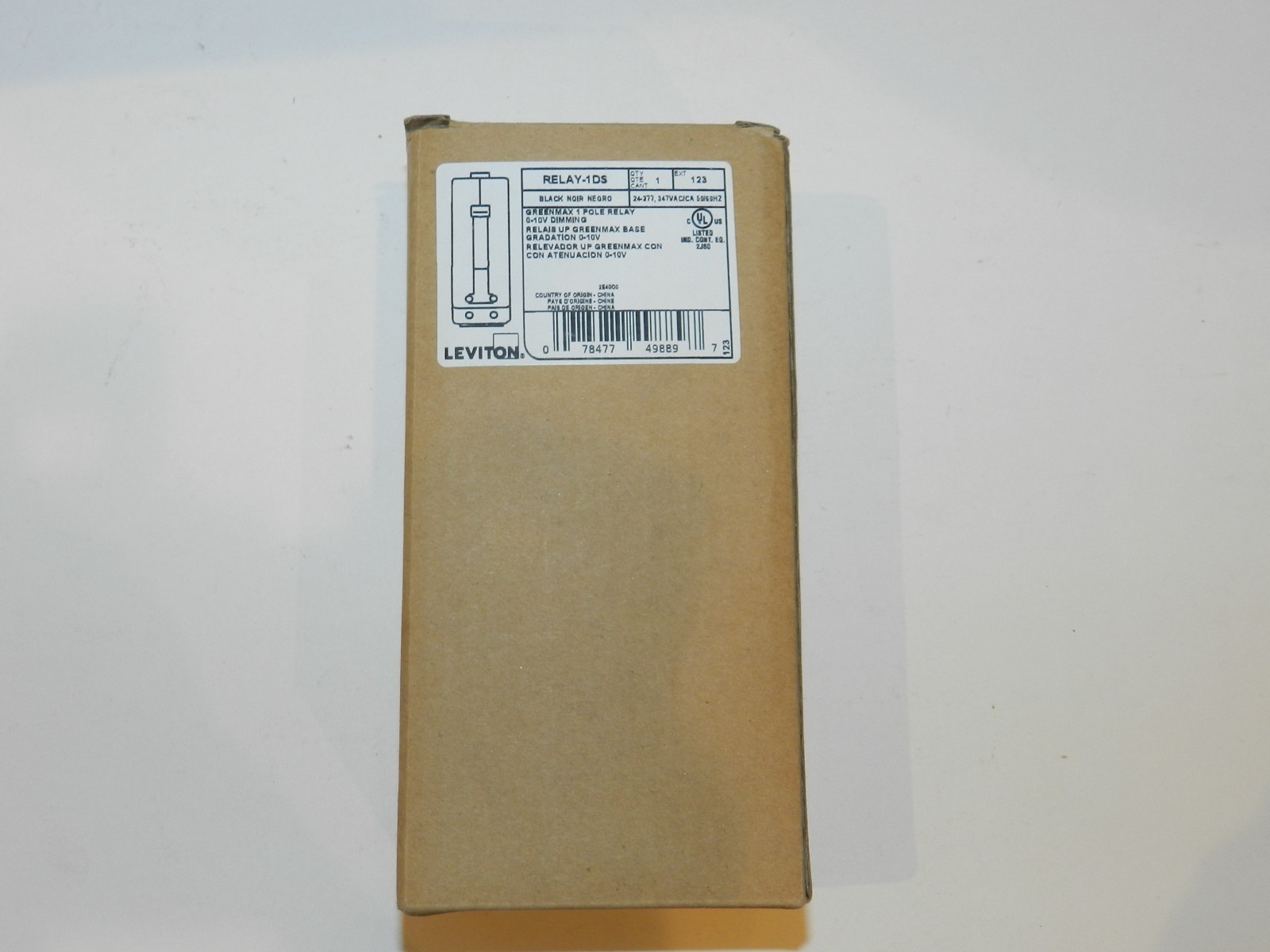 LEVITON GreenMAX Relay, Latching, 1-pole, 0-10v Dimming and Switching NEW NIB LEVITON GreenMAX Relay, Latching, 1-pole, 0-10v Dimming and Switching NEW NIB