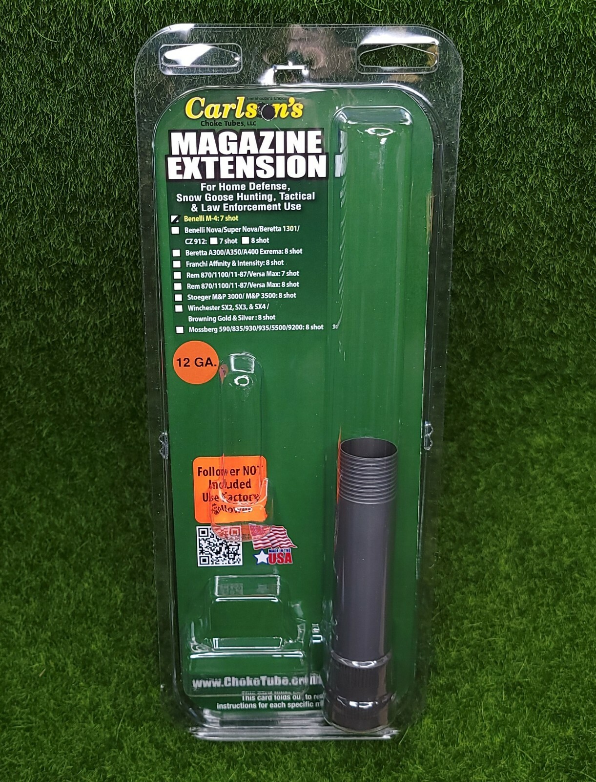 Carlson\'s Benelli M-4 M4 12ga 7 Shot Magazine Tube Extension #04508