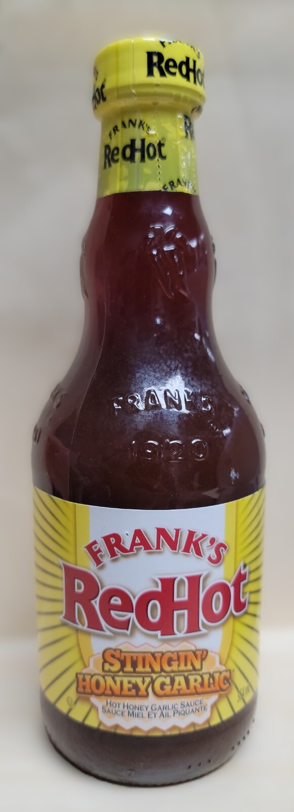 Frank\'s RedHot, Hot Sauce, Stingin\' Honey Garlic, 354mL - 