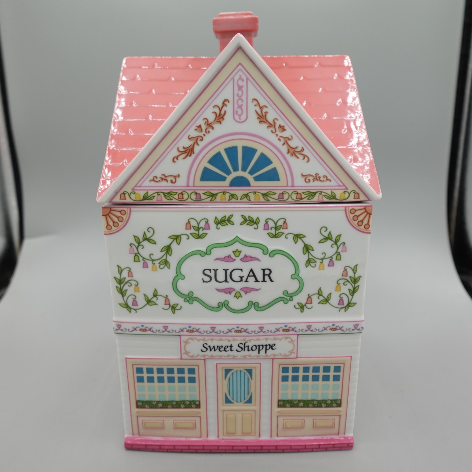 Vintage 1990 Lenox Village Canisters Sugar Sweet Shoppe fine porcelain with lid Vintage 1990 Lenox Village Canisters Sugar Sweet Shoppe fine porcelain with lid