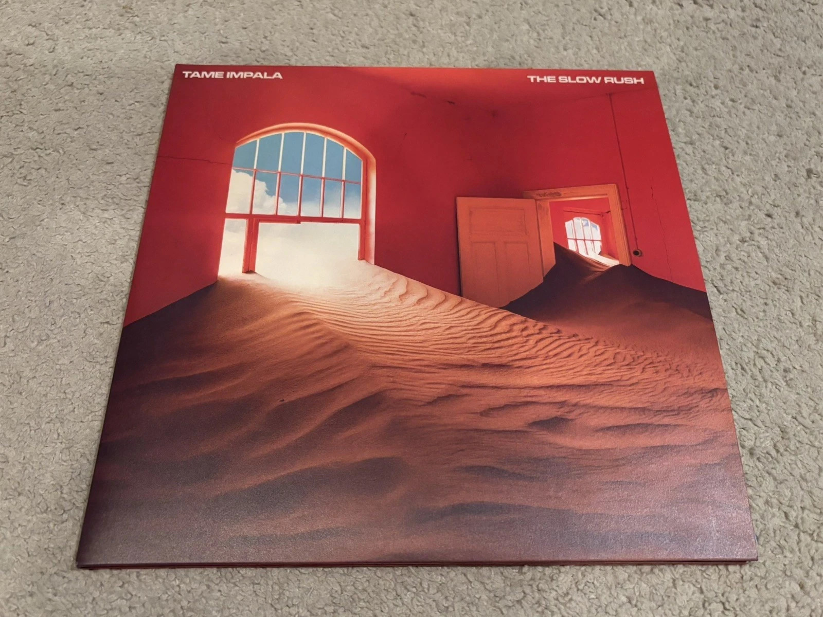 Tame Impala: The Slow Rush (Indie Exclusive Red / Light Blue Colored Vinyl) OOP Tame Impala: The Slow Rush (Indie Exclusive Red / Light Blue Colored Vinyl) OOP