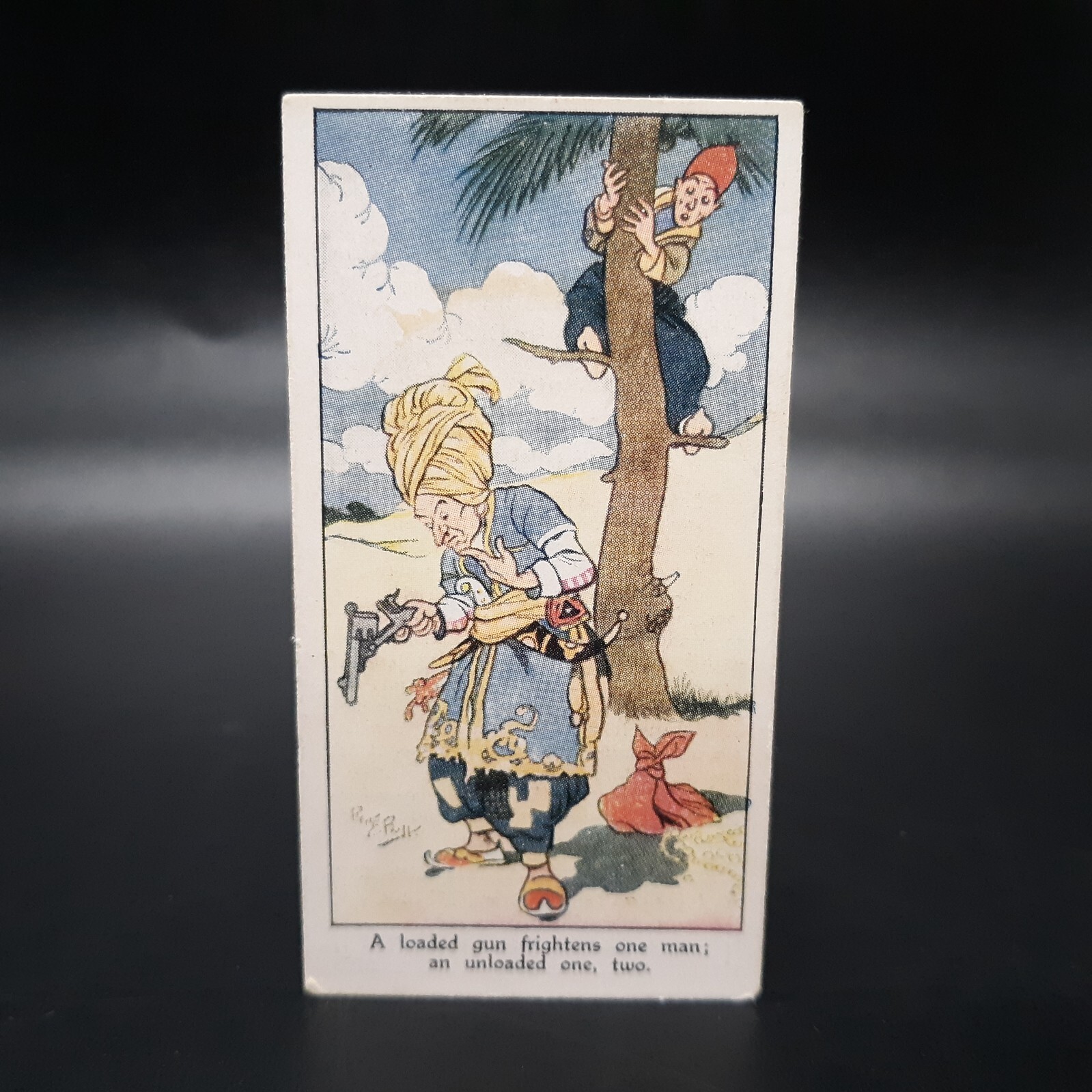 1931 High-Class Cigarettes Eastern Proverbs #2 A Loaded Gun Ardath Tobacco