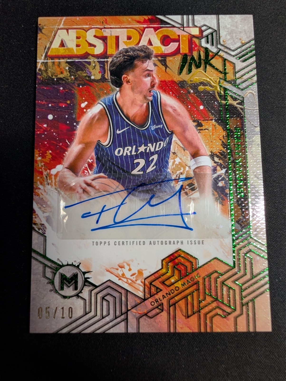 2026 Topps Motif NBA Abstract Ink Signatures Franz Wagner Auto /10 Magic 2026 Topps Motif NBA Abstract Ink Signatures Franz Wagner Auto /10 Magic