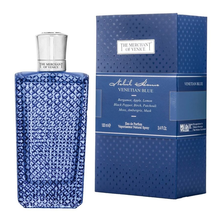 The Merchant Of Venice Men\'s Venetian Blue EDP Spray 3.4 oz Fragrances