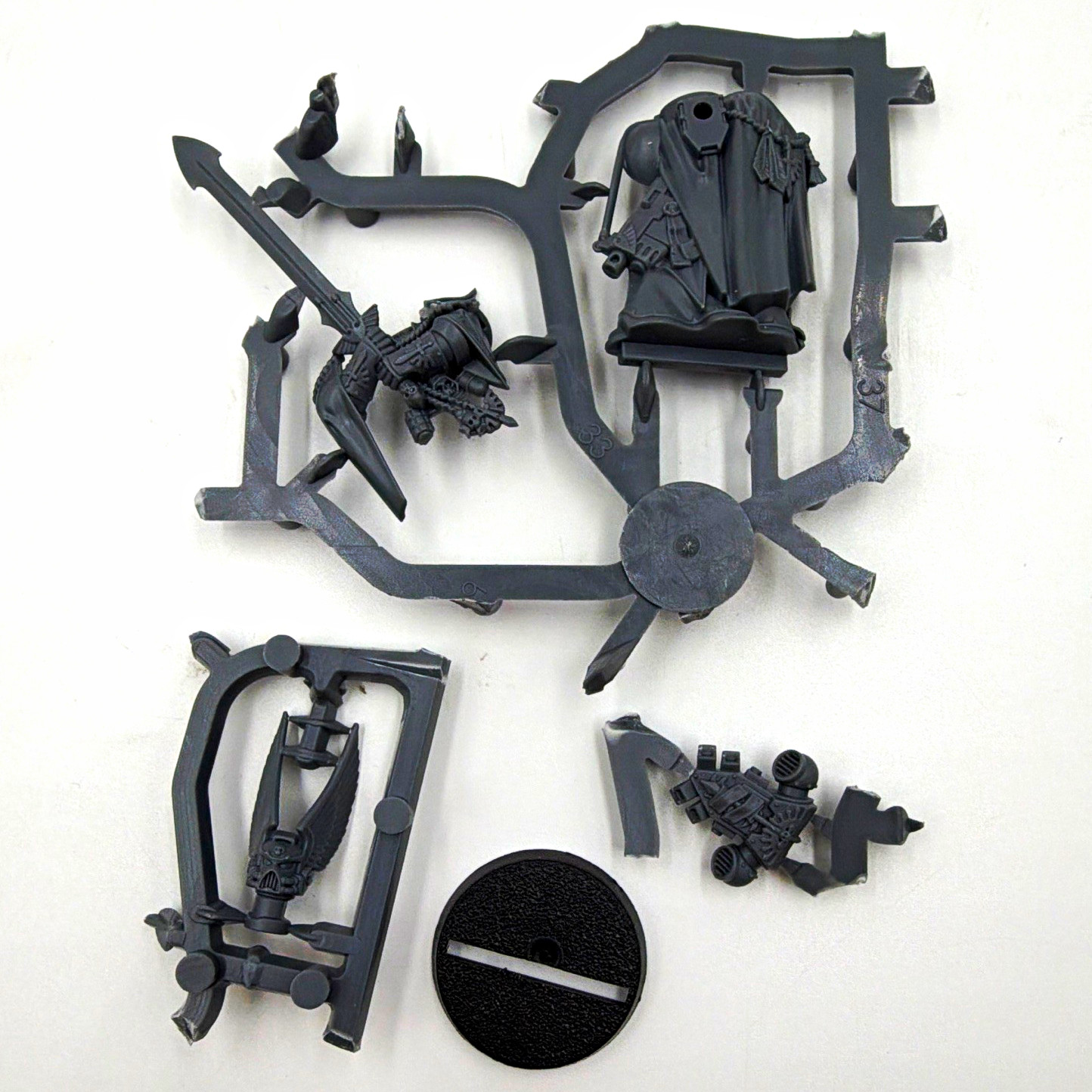 Warhammer 40K Dark Angels Company Master Balthasar Dark Vengeance OOP Unpainted Warhammer 40K Dark Angels Company Master Balthasar Dark Vengeance OOP Unpainted