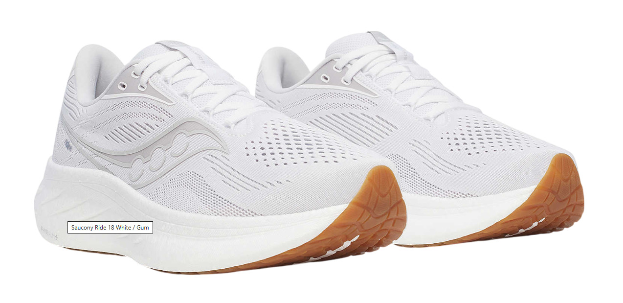 New Saucony Men's Ride 18 Running Shoe