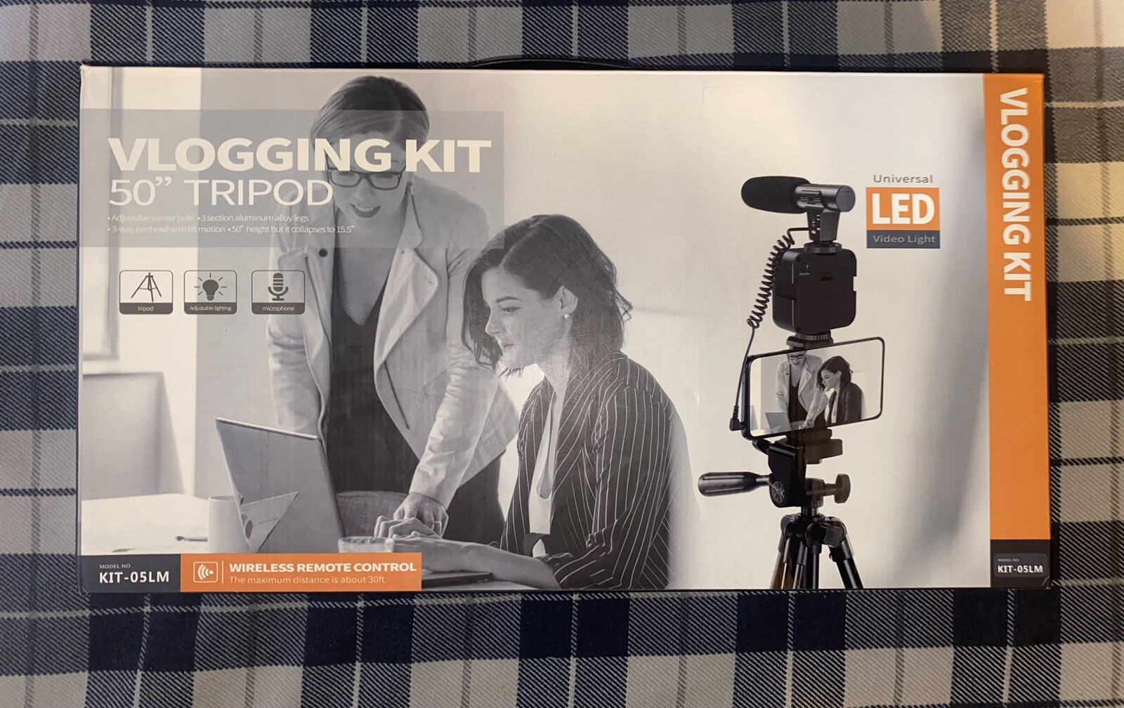 NEW KIT-05LM Video Kit Vlogging Kit Für Smartphone DSLR | Shotgun-Mikrofon -