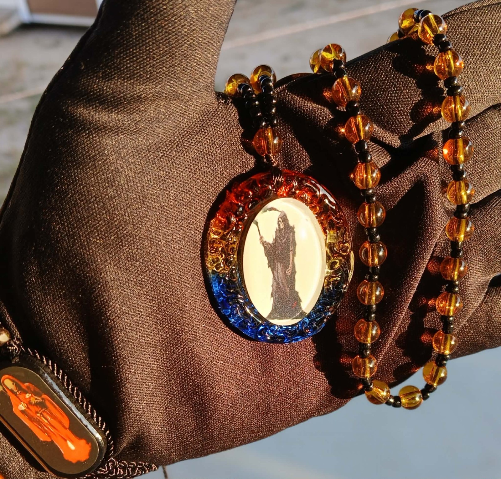 Blessed Santa Muerte Scapular, Escapularios Bendecidos de la Santa Muerte Blessed Santa Muerte Scapular, Escapularios Bendecidos de la Santa Muerte