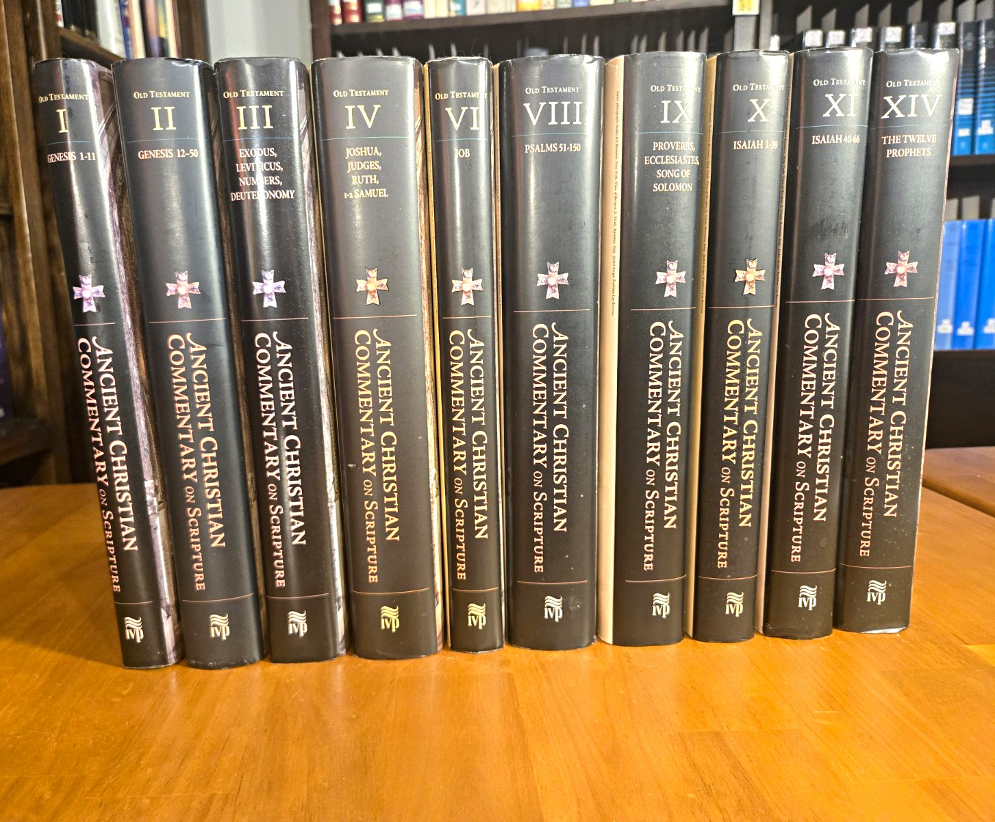 Ancient Christian Commentary on Scripture Old Testament HC 10 Set w/ Dust Jacket Ancient Christian Commentary on Scripture Old Testament HC 10 Set w/ Dust Jacket
