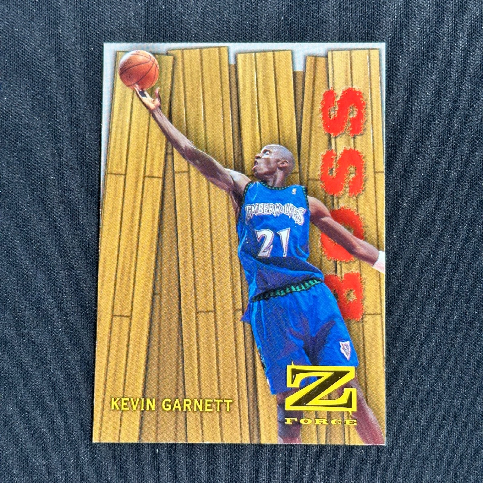 1997-98 Skybox Z-Force Boss Kevin Garnett #5 B Timberwolves 1997-98 Skybox Z-Force Boss Kevin Garnett #5 B Timberwolves
