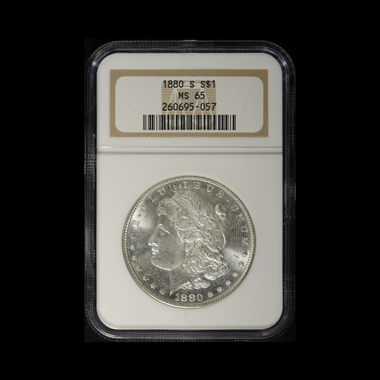 1880-S $1 Morgan Silver Dollar NGC MS65 -  USA