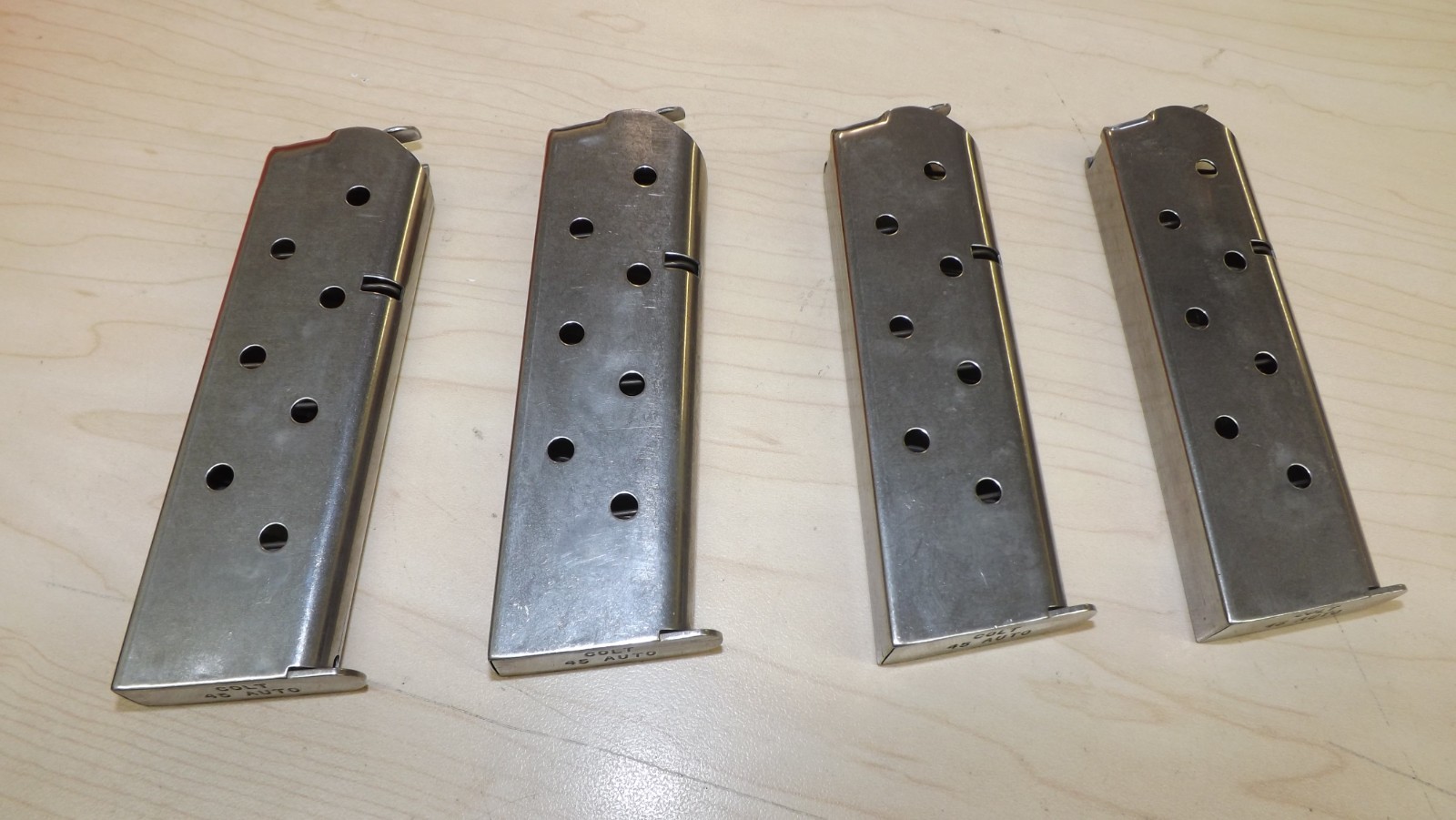 4 - NEW - EAA Girsan MC1911S/MC1911C Magazines 7 Round 45 ACP Stainless