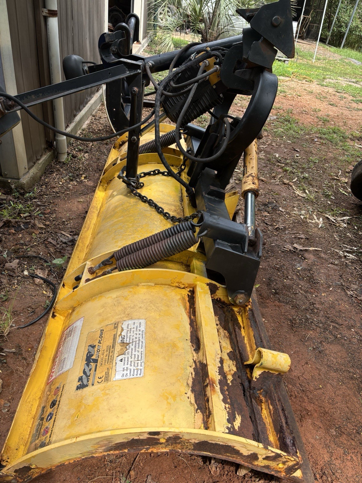 Meyer E68 Snowplow 8’ w/ Lights, Wiring, Controller, & EZ Truck Mount