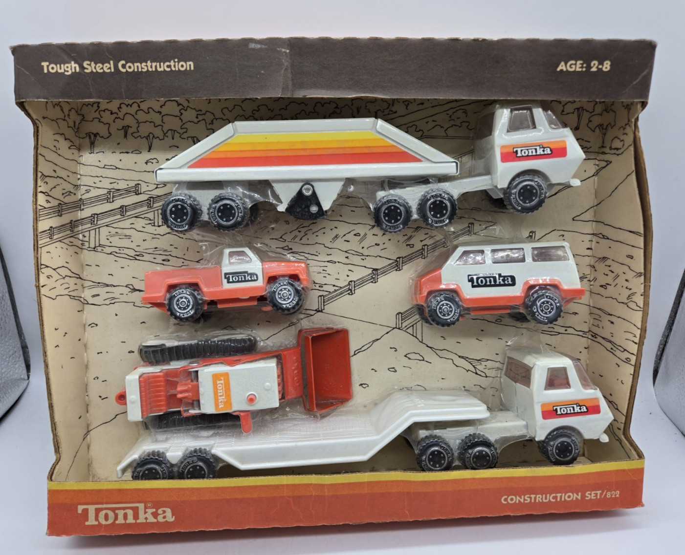 Vintage Tonka Construction Set 822, NEW/SEALED, 1980