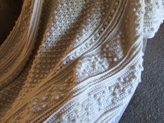 NEW Traditional Fisherman afghan with fringe, one-of-a-kind, NEW Traditional Fisherman afghan with fringe, one-of-a-kind,