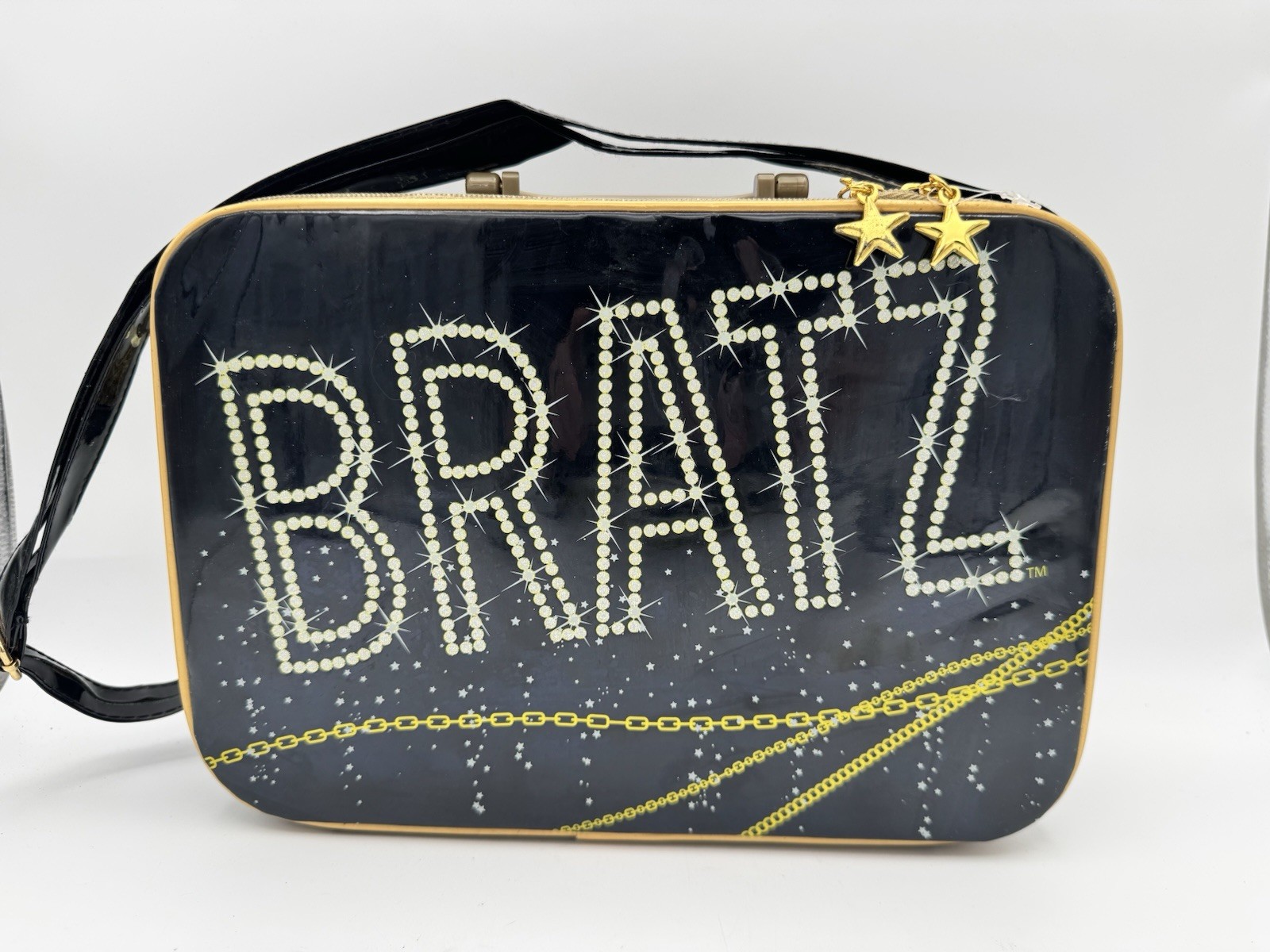Bratz MGA Entertainment Black Gold Train Case Makeup Bag Cloe Yasmin Y2K #1019