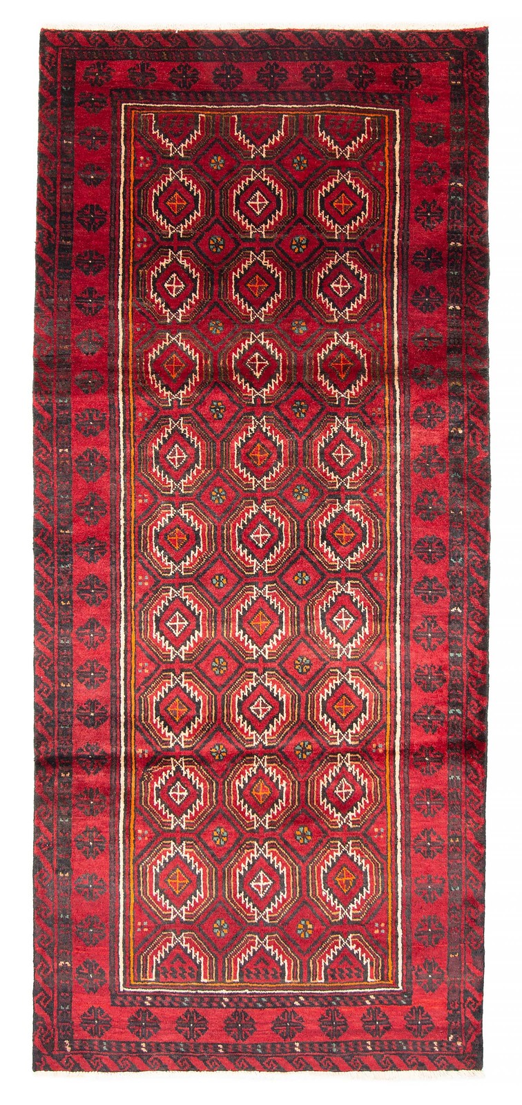 Traditional Vintage Hand-Knotted Area Rug 3'8