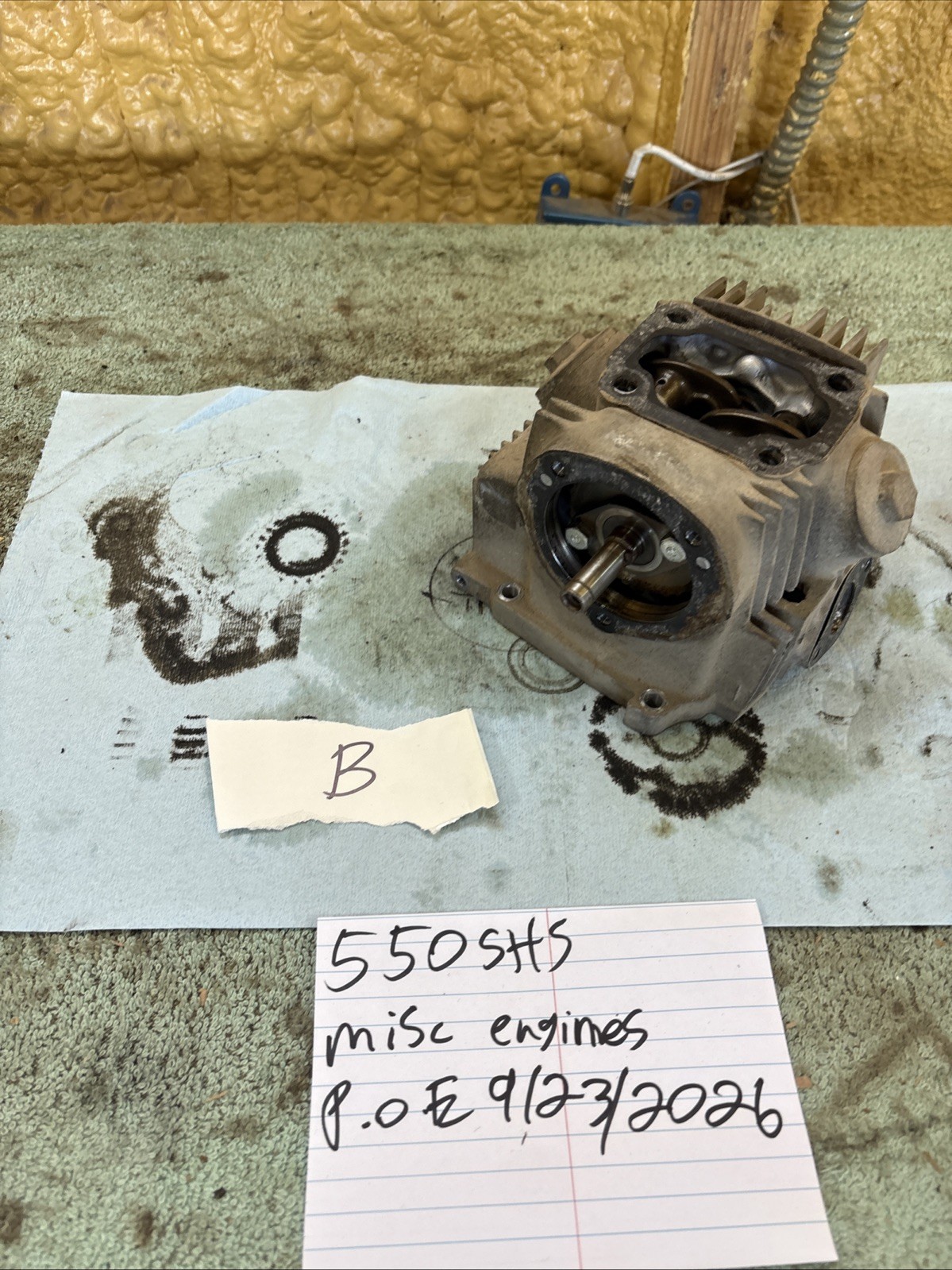 1985 Honda Atc 125M Cylinder Head Camshaft Assembly 550 1985 Honda Atc 125M Cylinder Head Camshaft Assembly 550
