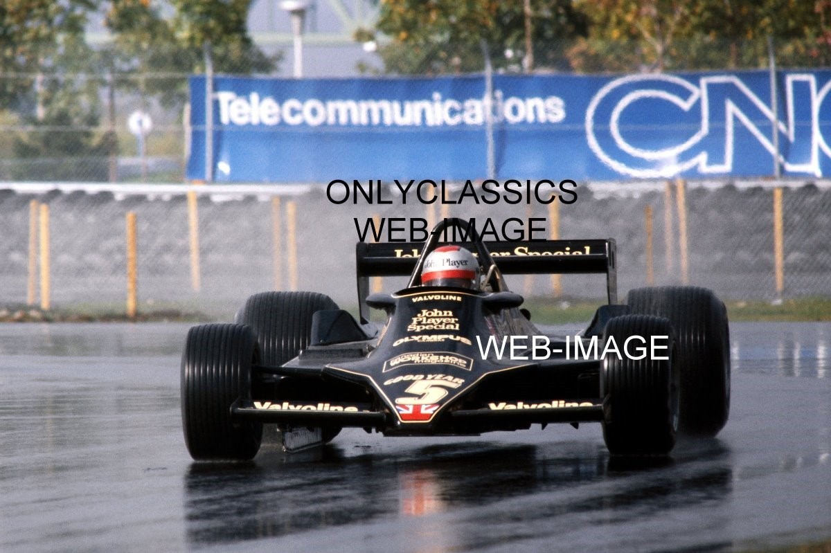 1978 MARIO ANDRETTI JOHN PLAYER LOTUS AUTO RACING PHOTO GRAND PRIX FORMULA ONE