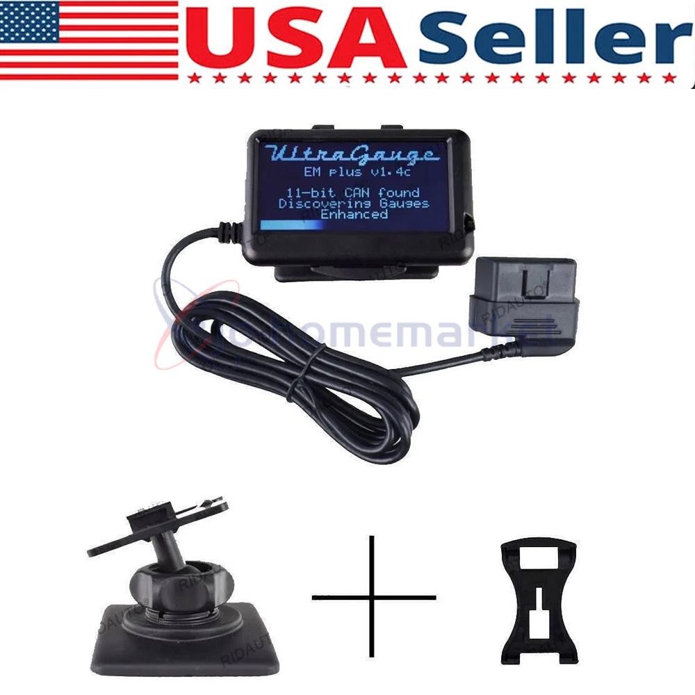 Mini UltraGauge EM Plus OBDII OBD2 Code Scan Tool - Ultra Gauge EM Plus v1.4c US
