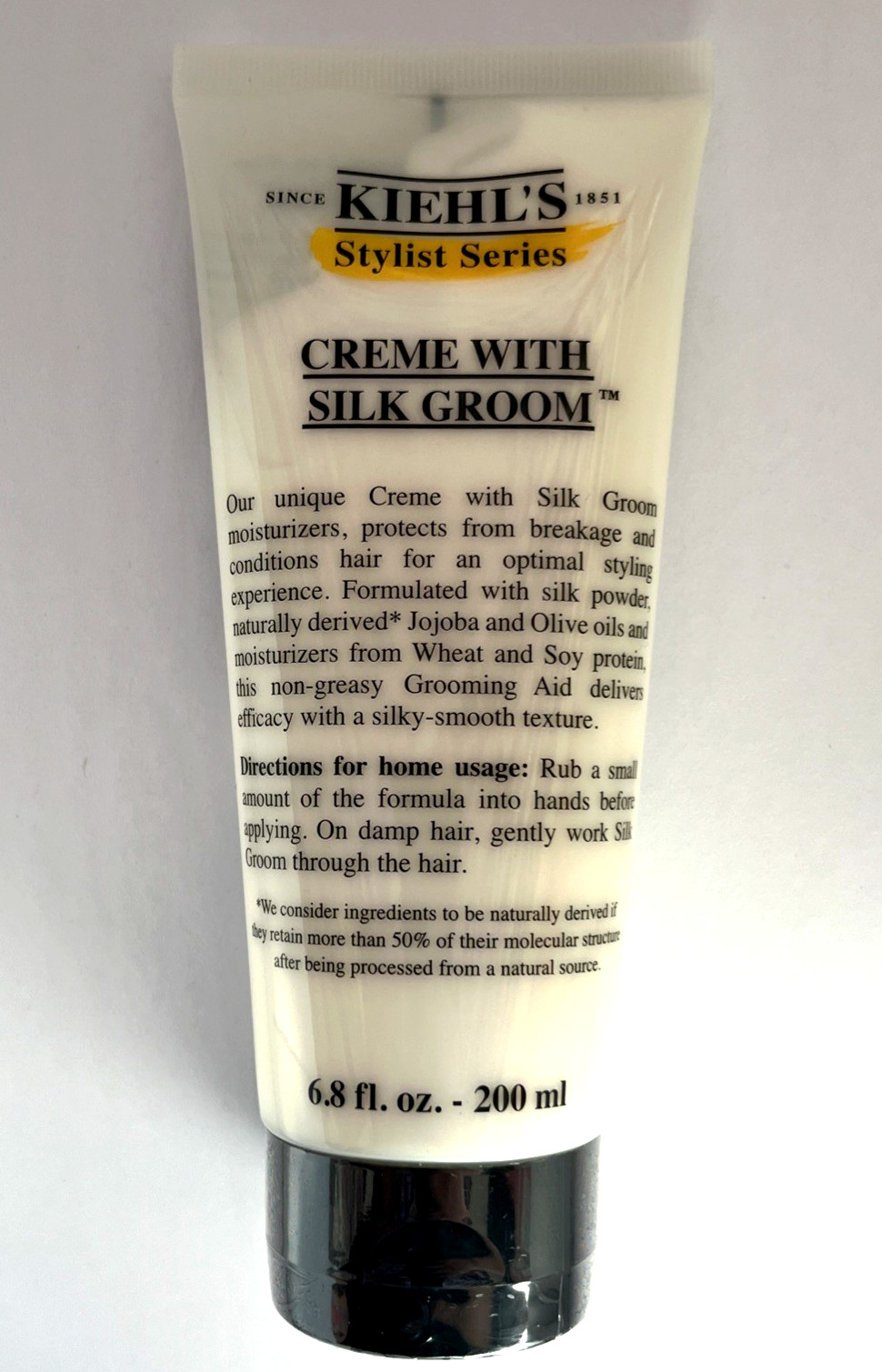 Kiehl's Stylist Series Cream with Silk Groom 6.8 oz 200 ml New Sealed Kiehl's Stylist Series Cream with Silk Groom 6.8 oz 200 ml New Sealed