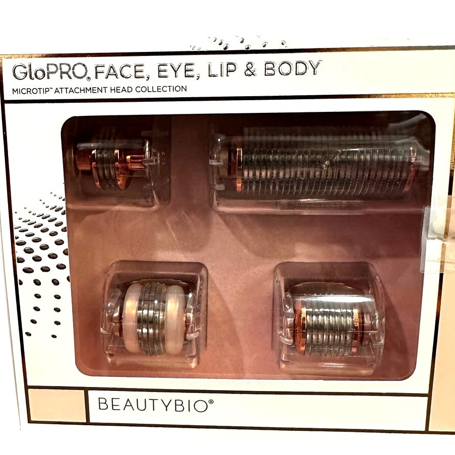 BeautyBio GloPRO Face Eye Lip Body Microtip Attachment Head Collection Kit-Set-4 BeautyBio GloPRO Face Eye Lip Body Microtip Attachment Head Collection Kit-Set-4