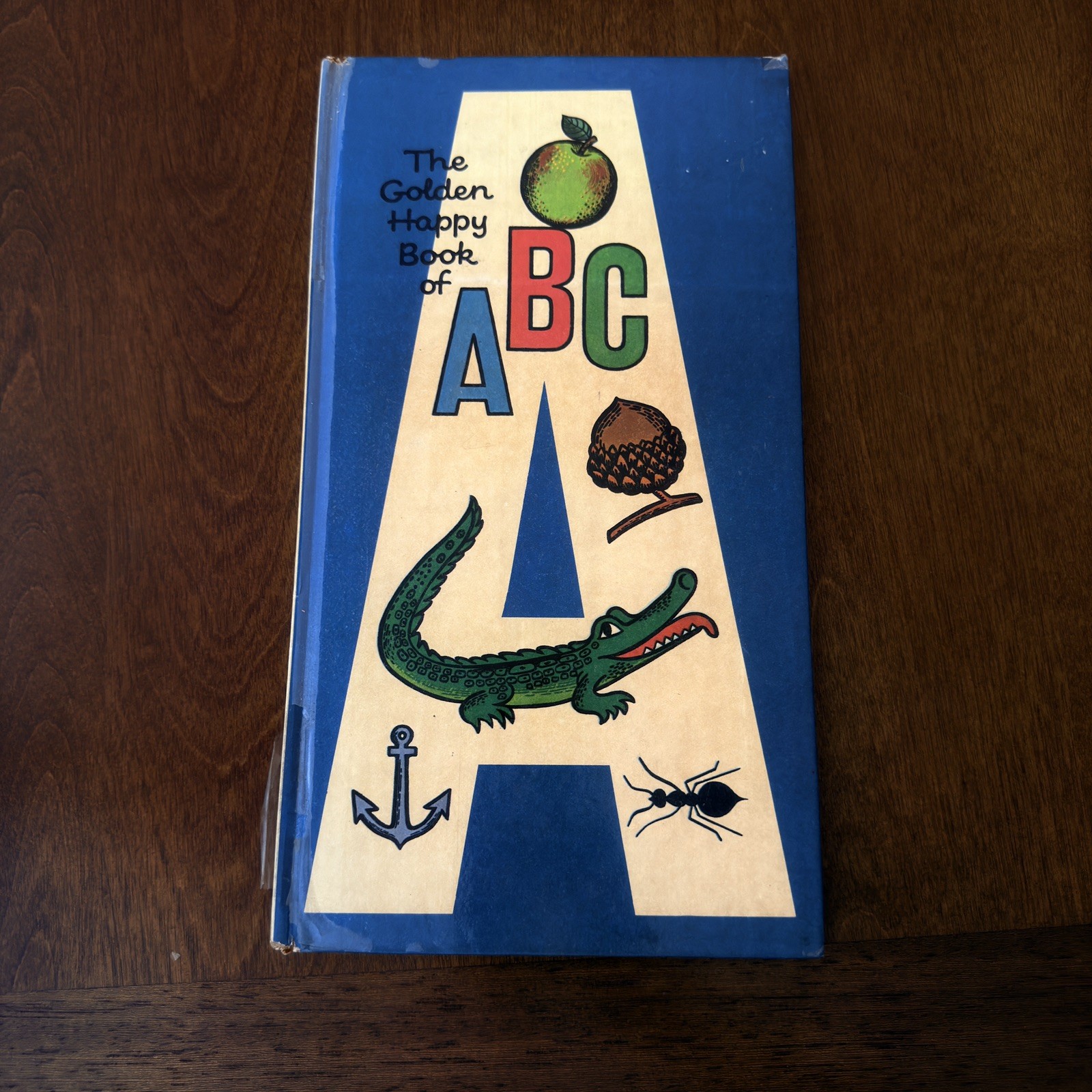 Vintage 1963 The Golden Happy Book Of ABC Helen Federico Golden Press Hardcover