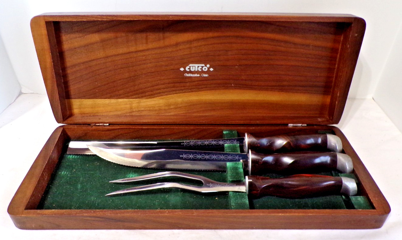 Vintage CUTCO 3 piece Carving Set With Numbers 1731/1732/1733 - See Below - LT
