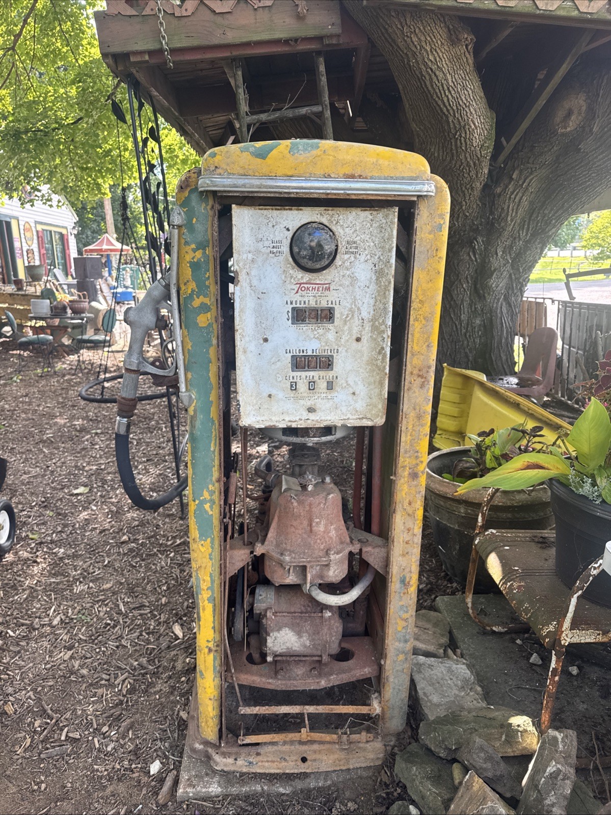 Tokheim Vintage Gas Pump Globe Parts Repair Local Pick up Tokheim Vintage Gas Pump Globe Parts Repair Local Pick up