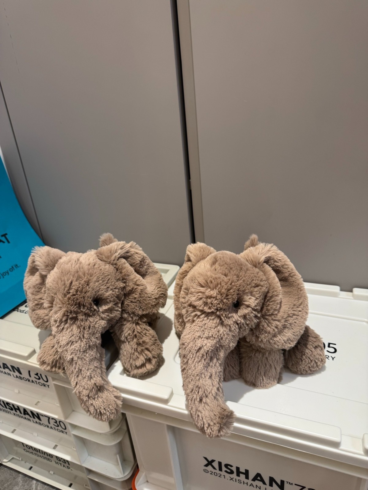 Fluffy Amuseables Smudge Elephant Soft Plush Doll Gift Kids Toy 6in