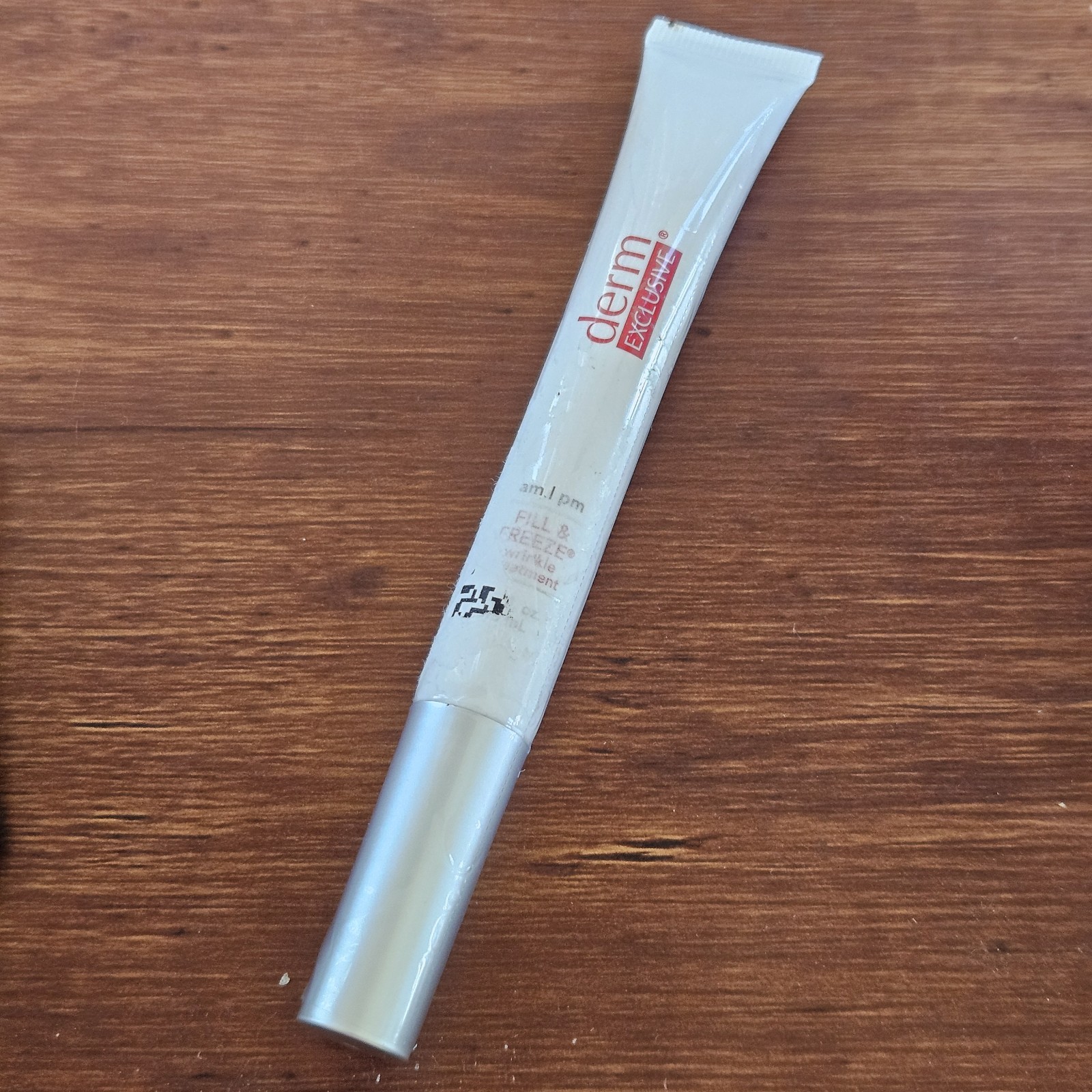 Derm Exclusive AM/PM Fill Freeze Wrinkle Treatment .5oz NOS SEALED