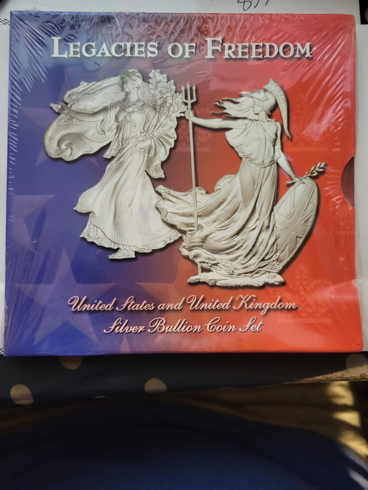 2002 & 2003 Legacies Of Freedom U.S. & UK Silver Bullion 2 Coin Set (unopened) 2002 & 2003 Legacies Of Freedom U.S. & UK Silver Bullion 2 Coin Set (unopened)