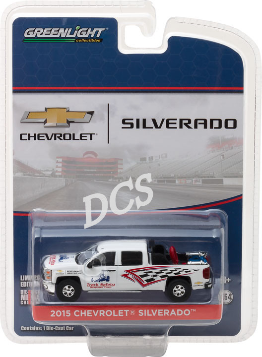 GREENLIGHT 2015 CHEVY SILVERADO TRACK SAFETY RESPONSE TEAM 1/64 DIECAST 29874